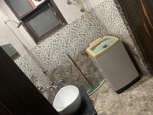 Bathroom in 3 BHK Apartment at Fortune Victoria Heights, Dhakoli – for Rent