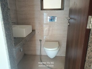Bathroom in 1 BHK Apartment at Sunteck MaxxWorld 5, Naigaon East – for Rent