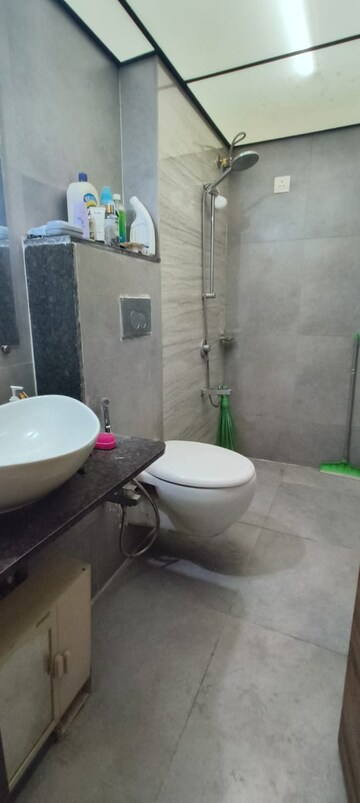 Bathroom in 4 BHK Apartment at Siddhi Highland Haven, Balkum Pada – for Sale