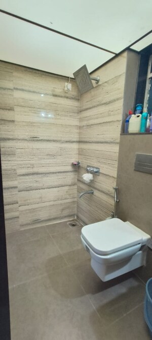 Bathroom in 4 BHK Apartment at Siddhi Highland Haven, Balkum Pada – for Sale