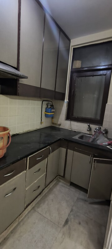 Kitchen in 2 BHK Builder Floor at Panchsheel Vihar – for Rent