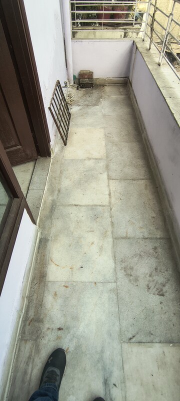 Balcony in 2 BHK Builder Floor at Panchsheel Vihar – for Rent