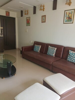 Living Room in 3 BHK Apartment at Nahar Iris Ivy, Andheri East – for Rent