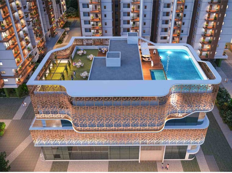 Exterior View, nallagandla 3 Bedroom 1930 Sq.Ft. Apartment In Nallagandla Hyderabad 9646954