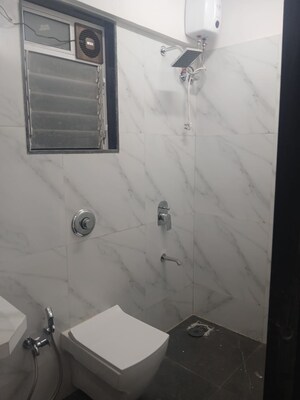 Bathroom in 1 BHK Apartment at Oxford Navrang Oasis, Goregaon West – for Sale