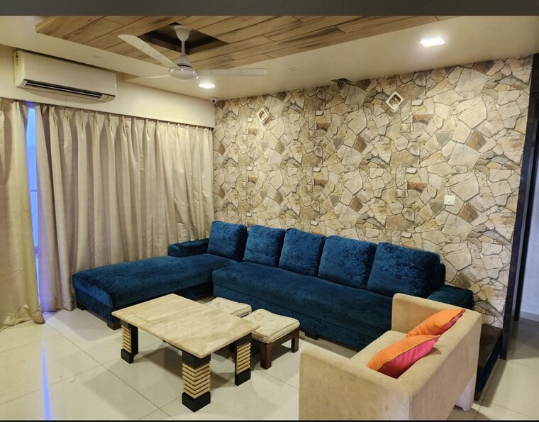 Living Room, kolte-patil-tuscan-estate 3.5 Bedroom 1400 Sq.Ft. Apartment In Kharadi Pune 9647081