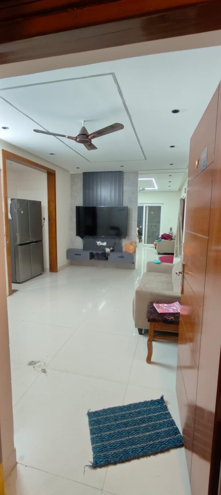 Living Room, amigo-united-avenues 3 Bedroom 2025 Sq.Ft. Apartment In Narsingi Hyderabad 9647121