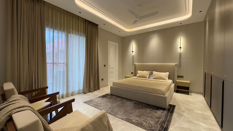 Bedroom, safdarjung enclave 4 Bedroom 3000 Sq.Ft. Apartment In Safdarjung Enclave Delhi 9647152