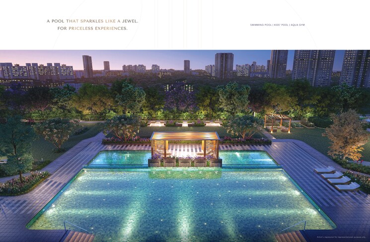 Swimming Pool, l-and-t-the-gateway 3 Bedroom 1450 Sq.Ft. Apartment In Sewri Mumbai 9647148
