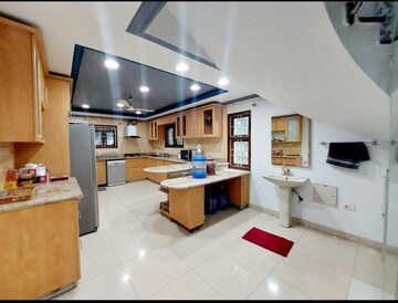 Living Room in 4 BHK Villa at Rajapushpa Open Skies, Kokapet – for Rent