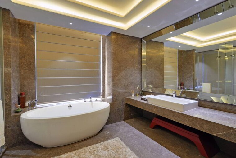 Bathroom, experion-windchants 4 Bedroom 4350 Sq.Ft. Apartment In Sector 112 Gurgaon 9647230
