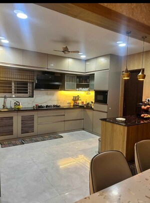 Kitchen in 4 BHK Villa at Rajapushpa Open Skies, Kokapet – for Rent