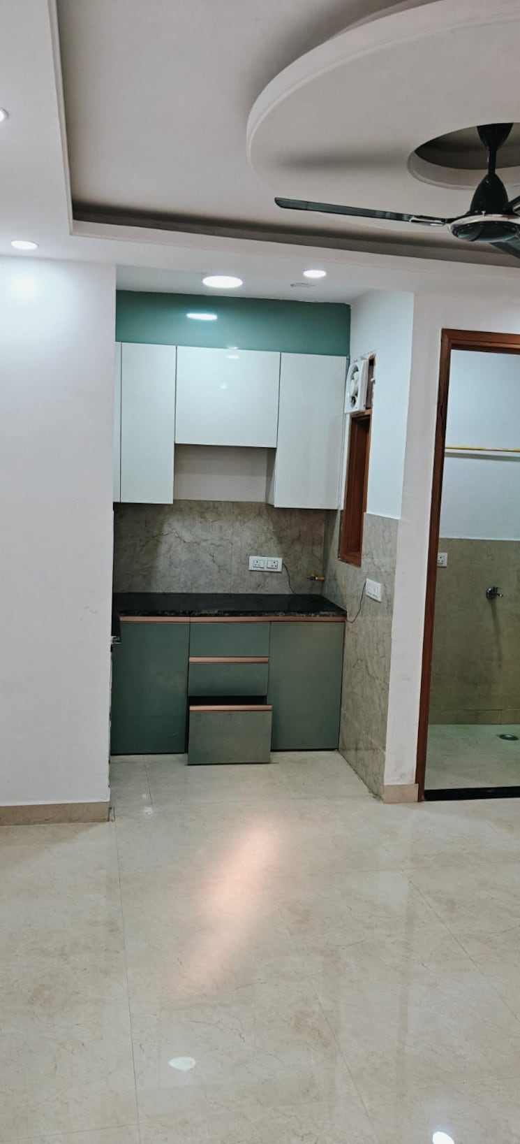 Kitchen, sheikh sarai 1 Bedroom 450 Sq.Ft. Builder Floor In Sheikh Sarai Delhi 9647279