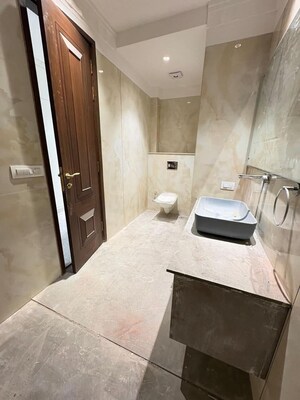Bathroom in 4 BHK Apartment at Saket – for Rent