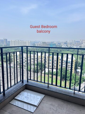 Balcony in 3.5 BHK Apartment at Amanora Gold Towers, Hadapsar – for Rent
