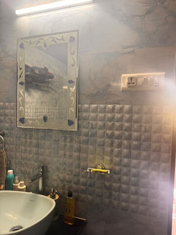 Bathroom in 2 BHK Apartment at Swastik Residency 1, Ghodbunder Road – for Rent