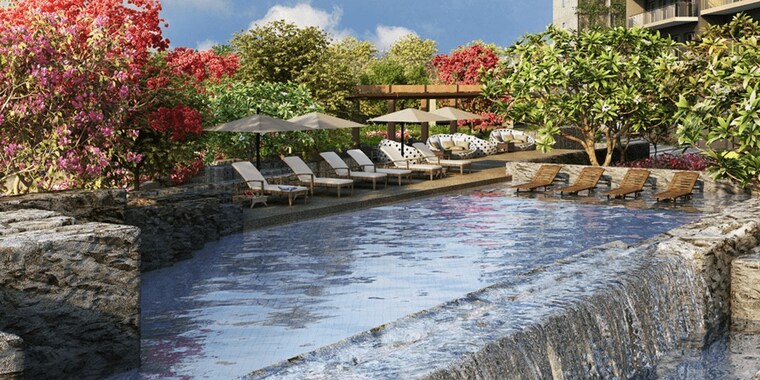 Swimming Pool, krisumi-waterfall-residences 2 Bedroom 720 Sq.Ft. Apartment In Sector 36a Gurgaon 9647471