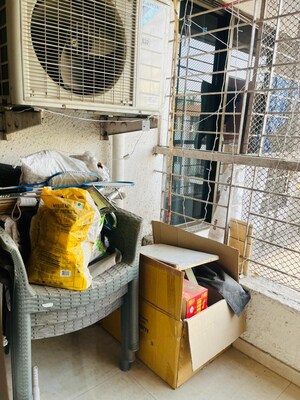 Balcony in 3 BHK Apartment at Hill View CHS Kharghar, Kharghar – for Sale