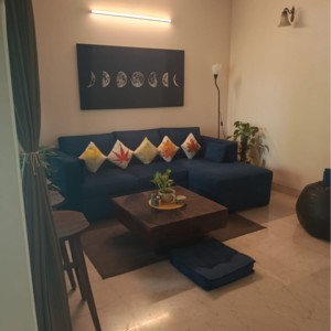 Living Room in 3 BHK Apartment at Boutique Residential Apartments A-15 19, Vasant Vihar – for Rent