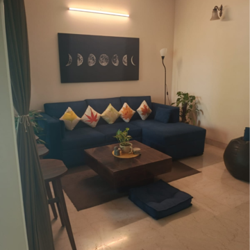 Living Room in 3 BHK Apartment at Boutique Residential Apartments A-15 19, Vasant Vihar – for Rent