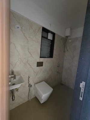 Bathroom in 2 BHK Apartment at Pratham ARC Aura, Andheri West – for Rent