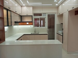 Kitchen in 3 BHK Apartment at Aurobindo Kohinoor, Serilingampally – for Rent