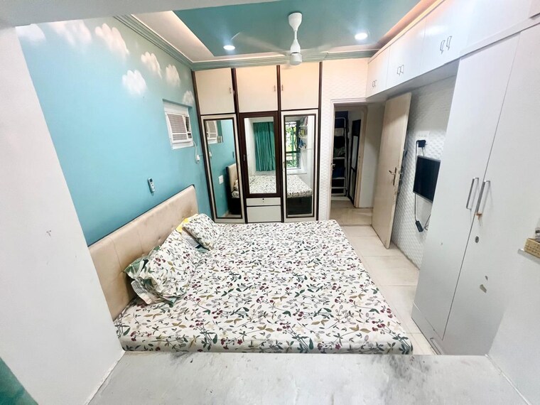 Bedroom, green-meadows-bluilding-2-chs-ltd 2 Bedroom 850 Sq.Ft. Apartment In Kandivali East Mumbai 9647534