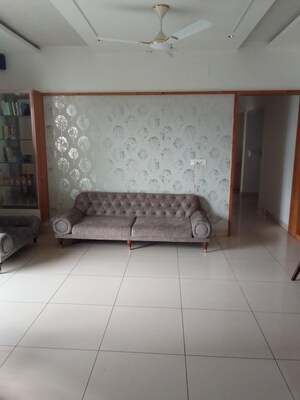 Living Room in 3 BHK Apartment at Paranjape Blue Ridge, Hinjewadi – for Rent