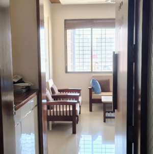 Living Room in 2 BHK Apartment at Seetai Residency Apartment, Kalewadi – for Sale