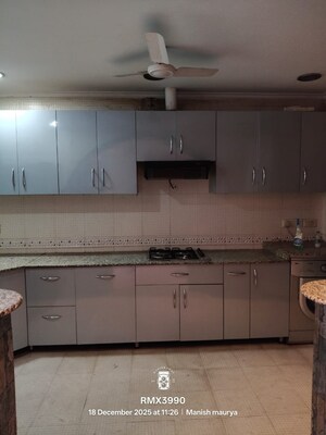 Kitchen in 3 BHK Builder Floor at Greater Kailash ii – for Sale