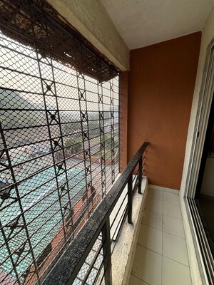 Balcony in 1 BHK Apartment at Sai Prasad Residency, Khandeshwar – for Rent