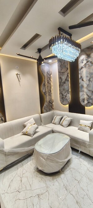 Living Room in 3 BHK Builder Floor at Dwarka Mor – for Sale