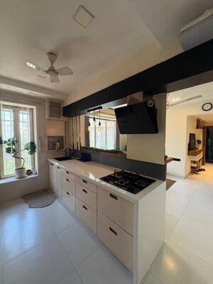 Kitchen in 1 BHK Apartment at Nutan Madhuban Apartment, Worli – for Rent