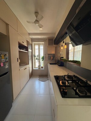 Kitchen in 1 BHK Apartment at Nutan Madhuban Apartment, Worli – for Rent