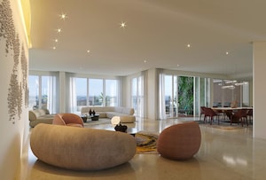 Living Room in 3 BHK Apartment at Bhartiya City Nikoo Homes 4, Thanisandra Main Road – for Sale