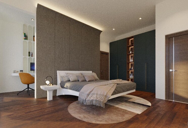 Living Room, bhartiya-city-nikoo-homes-4 3 Bedroom 1574 Sq.Ft. Apartment In Thanisandra Main Road Bangalore 9647993