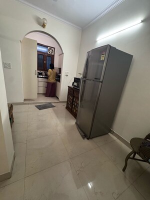 Kitchen in 2 BHK Builder Floor at Ansal Sushant Lok I, Sector 43 – for Rent