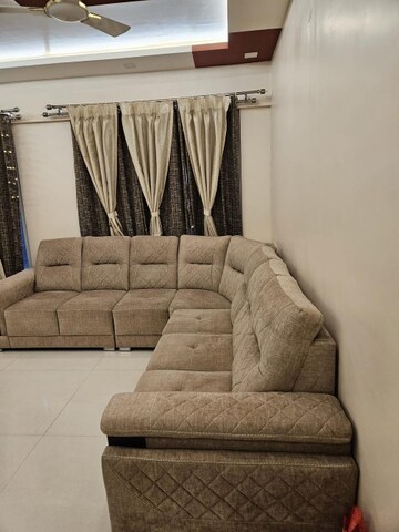 Living Room in 2 BHK Apartment at Bhandari 7 Plumeria Drive, Tathawade – for Rent