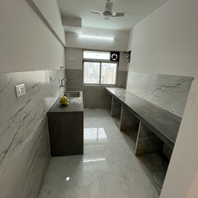 Kitchen, vision-heights 2 Bedroom 812 Sq.Ft. Apartment In Khan Estate Mumbai 9648081