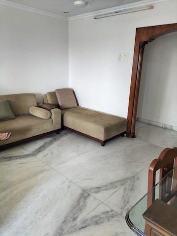 Living Room in 3 BHK Apartment at Orchid Tower, Worli – for Rent