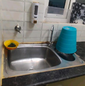 Bathroom in 2 BHK Apartment at Gaur City 2 - 14th Avenue, Sector 16c Greater Noida – for Rent