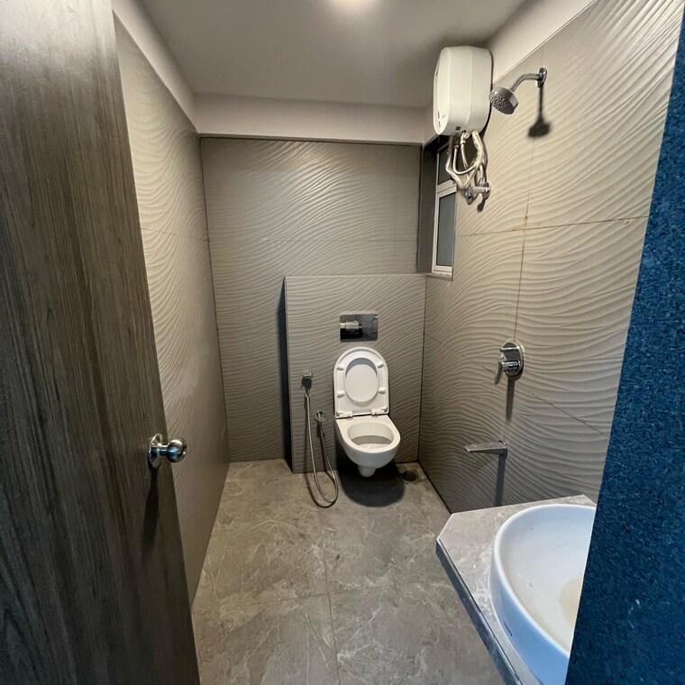 Bathroom, vision-heights 1.5 Bedroom 600 Sq.Ft. Apartment In Khan Estate Mumbai 9648115