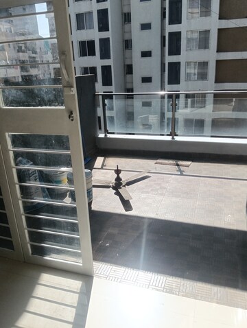 Balcony in 2 BHK Apartment at Gayatree LandMark Phase 1, Thergaon – for Rent