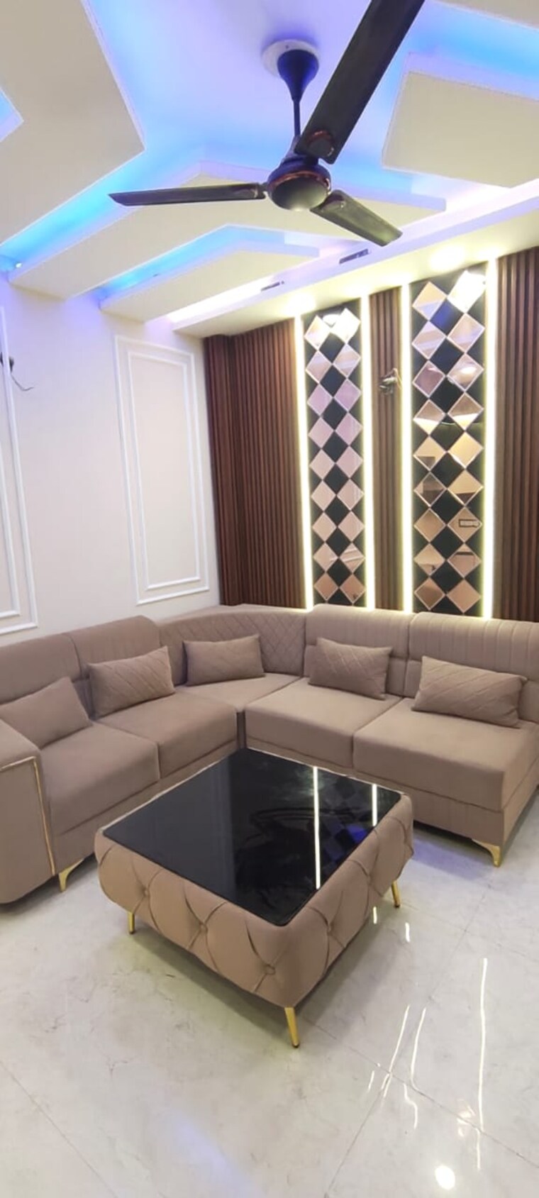 Living Room, dwarka mor 1 Bedroom 40 Sq.Yd. Builder Floor In Dwarka Mor Delhi 9648160