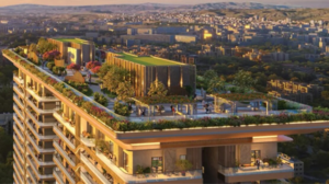 Terrace in 3 BHK Apartment at TREVOC Royal Residences, Sector 56 – for Sale