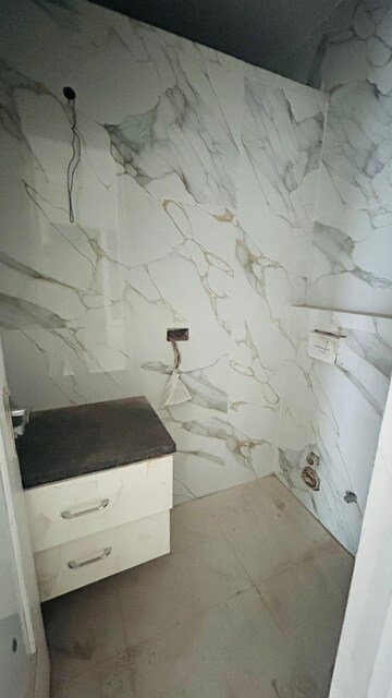 Bathroom in 4 BHK Builder Floor at Unitech Residency Greens, Sector 46 – for Rent