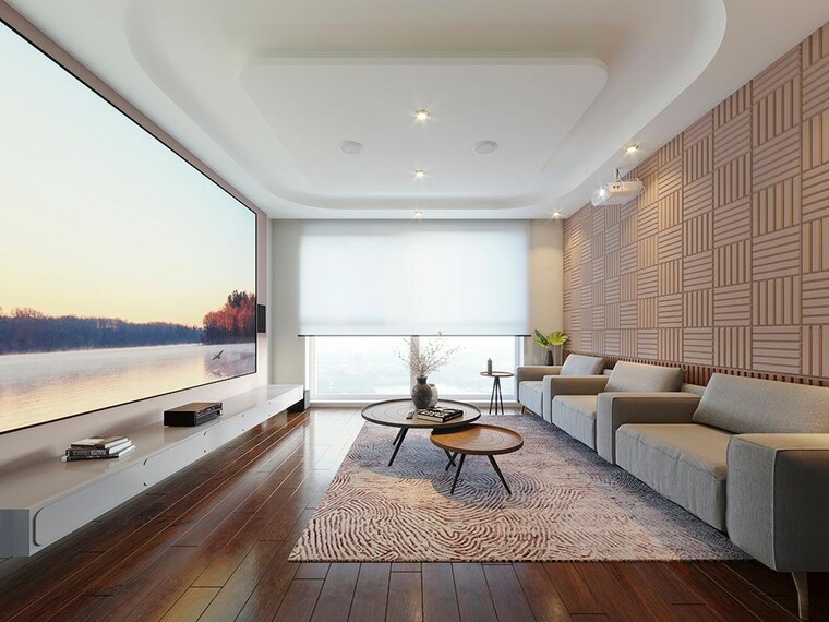 Living Room, bhartiya-city-nikoo-homes-4 3.5 Bedroom 1834 Sq.Ft. Apartment In Thanisandra Main Road Bangalore 9648176