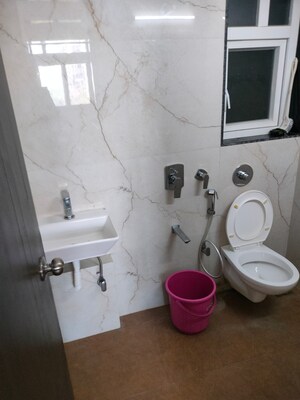 Bathroom in 1 BHK Apartment at Seasons Saffron, Kalyan West – for Rent