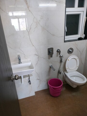 Bathroom in 1 BHK Apartment at Seasons Saffron, Kalyan West – for Rent