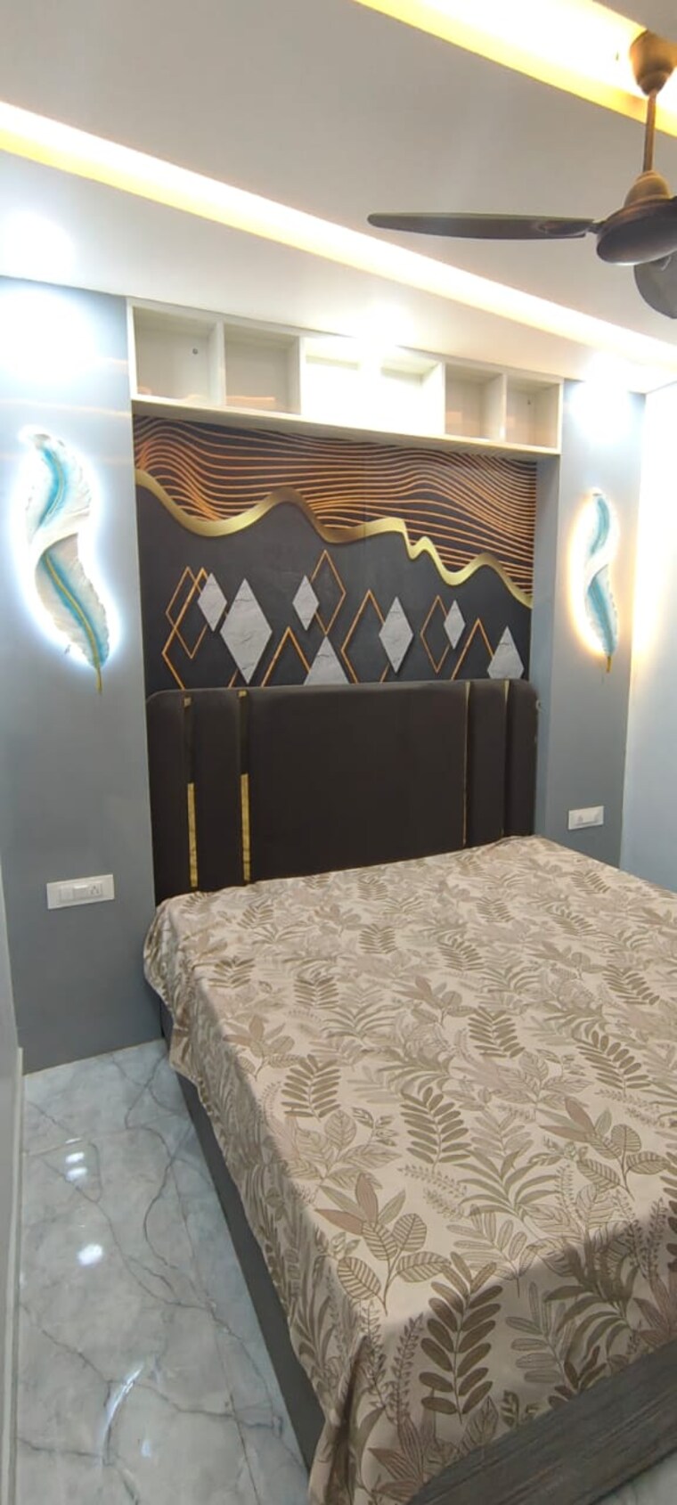 Bedroom, dwarka mor 2 Bedroom 60 Sq.Yd. Builder Floor In Dwarka Mor Delhi 9648412